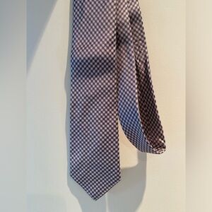 DKNY silk necktie - purple patterned